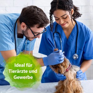 Bactador Geruchs- und Fleckenentferner Konzentrat 5l im Einsatz beim Tierarzt.
