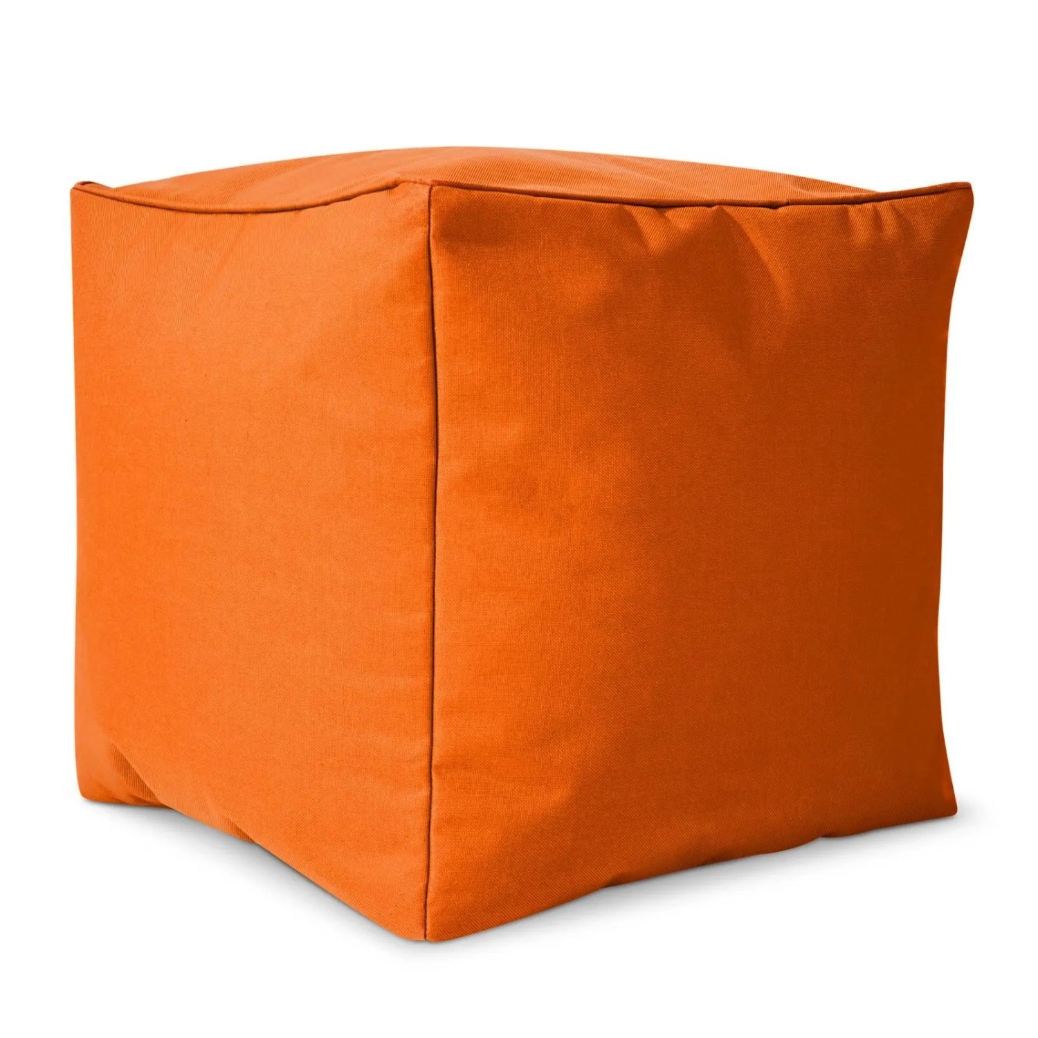 Green Bean Sitzhocker Cube 40 x 40 x 40 cm Wetterfest Waschbarer Bezug Orange