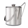 Relaxdays Eisbehälter Edelstahl Silber Doppelwandig Mit Deckel Mit Eiszange 17 cm x 15 cm x 15 cm_5