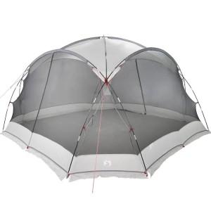 vidaXL Zelte mit Dach Grau 434 x 434 x 230 cm Polyester 4100696