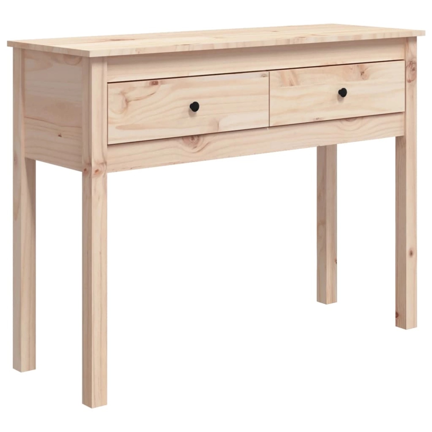 vidaXL Konsolentisch 100x35x75 cm Massivholz Kiefer Modell 1 günstig online kaufen