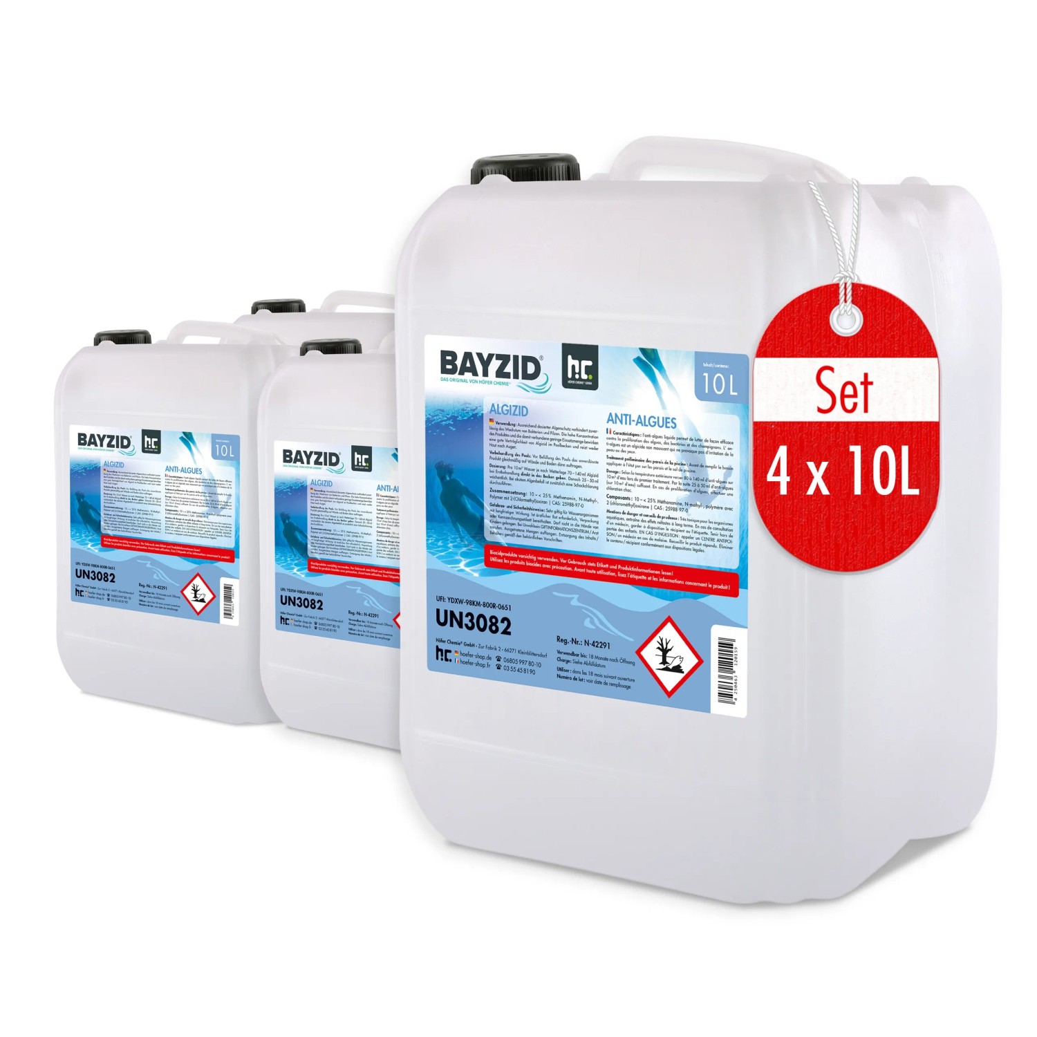 Bayzid Algizid Algenverhütung 4 x 10l