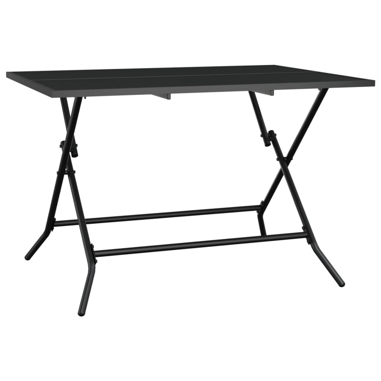 vidaXL Gartentisch Klappbar Anthrazit 110x80x72 cm Stahlgitter 362749 günstig online kaufen