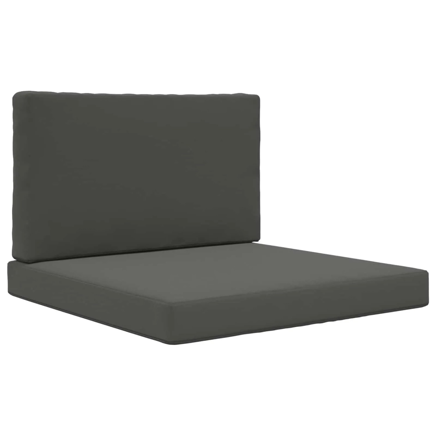 vidaXL Sofakissen für Draußen 2-Tlg Anthrazit Polyester 900829