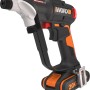 Worx 20V Akku-Bohrschrauber WX177 mit Akku und Koffer.