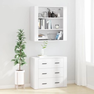 vidaXL Highboard Weiß Holzwerkstoff 3185391
