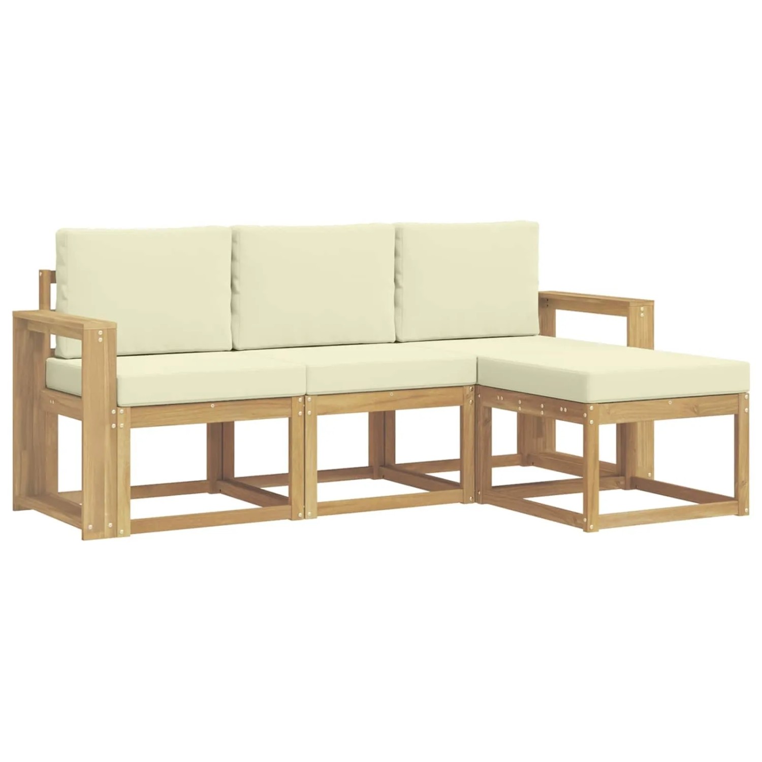 vidaXL Outdoor-Sofagarnitur 4-Tlg 3387459