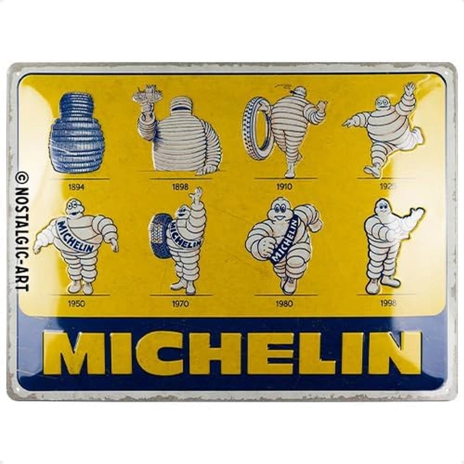 Nostalgic-Art Blechschild 30 x 40 cm - Michelin - Logo Evolution günstig online kaufen