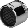 Verchromter Strahlregler Honeycomb PCA M18 für Designarmatur, Wabenstruktur.