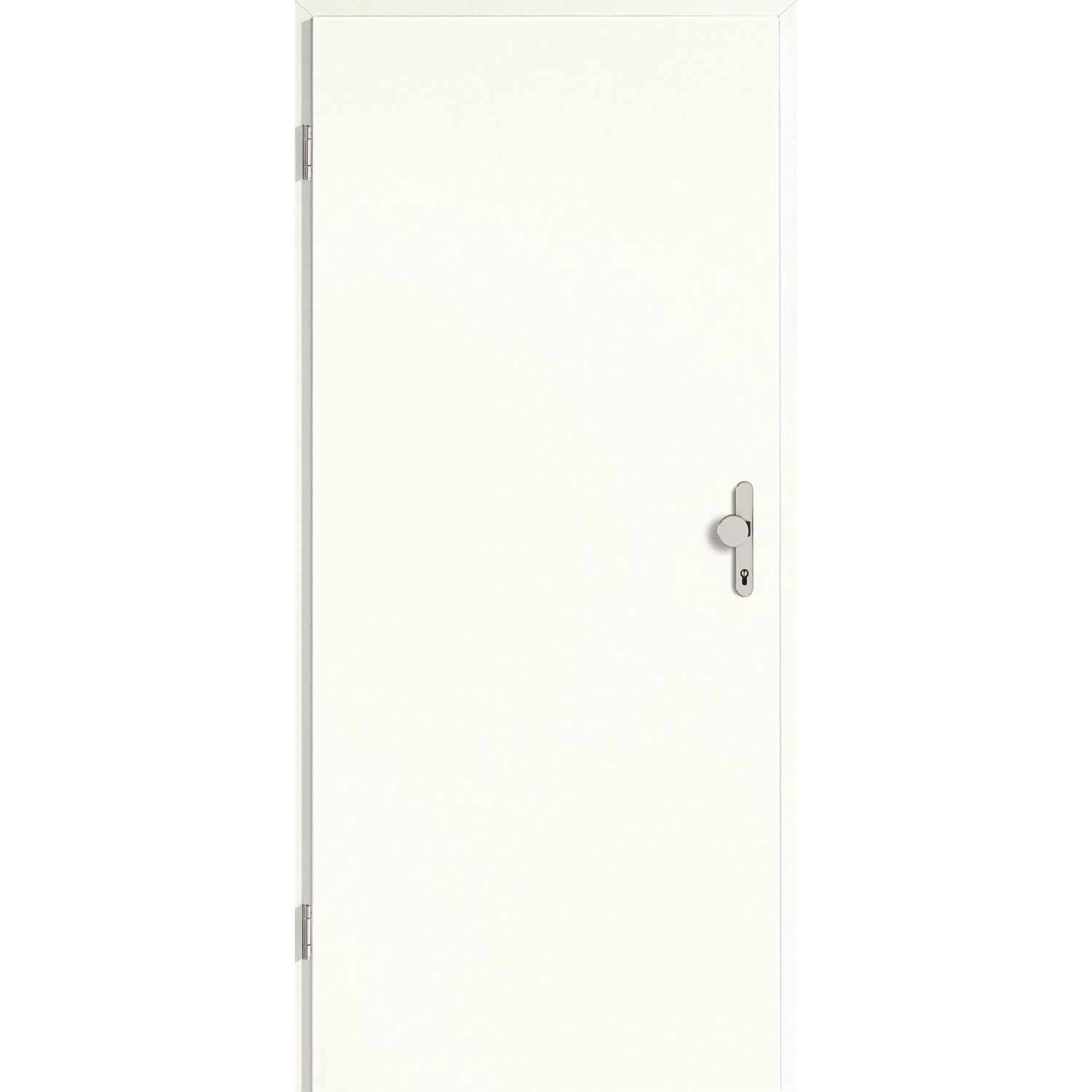 Wohnungseingangstür CPL Weiß ähnl. RAL 9010 (GL223) 86x211 cm L
