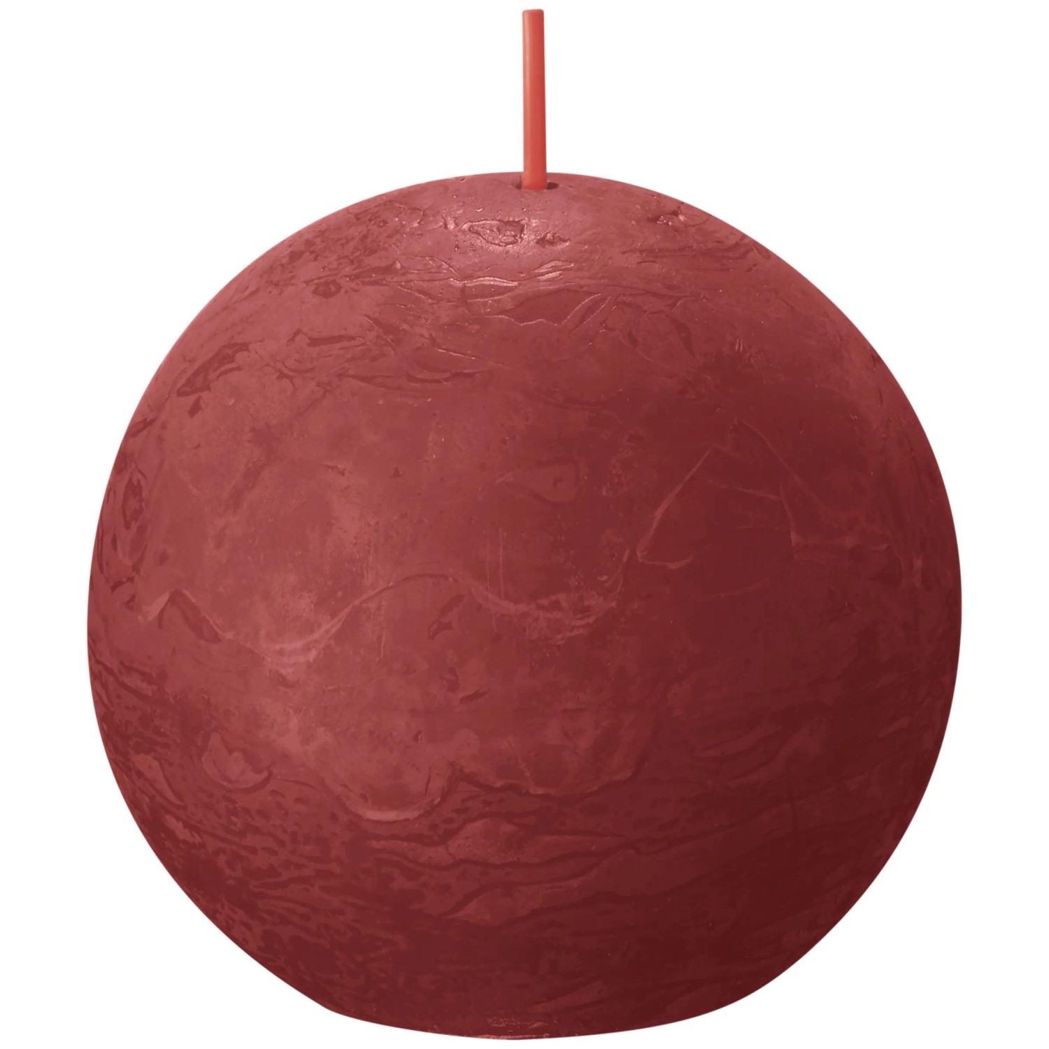 Bolsius Rustik-Kugelkerze Shine 76 mm Zartes Rot kaufen bei OBI