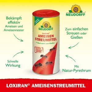 Neudorff Loxiran -S Ameisenmittel 500g: Streu- und Gießmittel zur Ameisenbekämpfung.