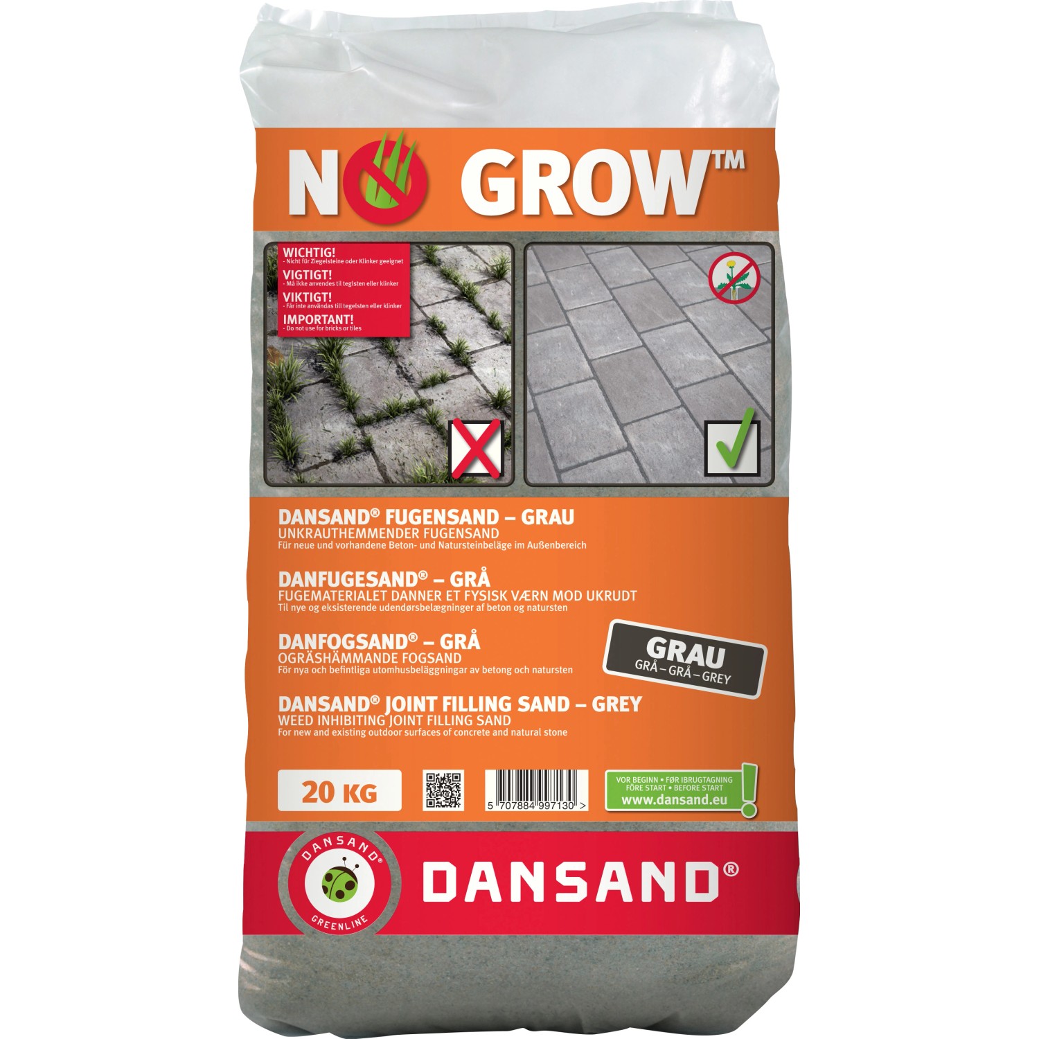 25 Kg Fugensand Quarzsand - Grau/Hellgrau 2,0-4,0 Mm Für Pflasterfugen