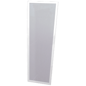 Roro Seitenblende V130, 53x180 cm, Aluminium, weiß, für Vordächer.