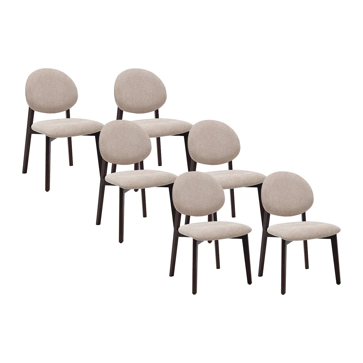 Vente-unique Stuhl Marleni Beige 52 cm