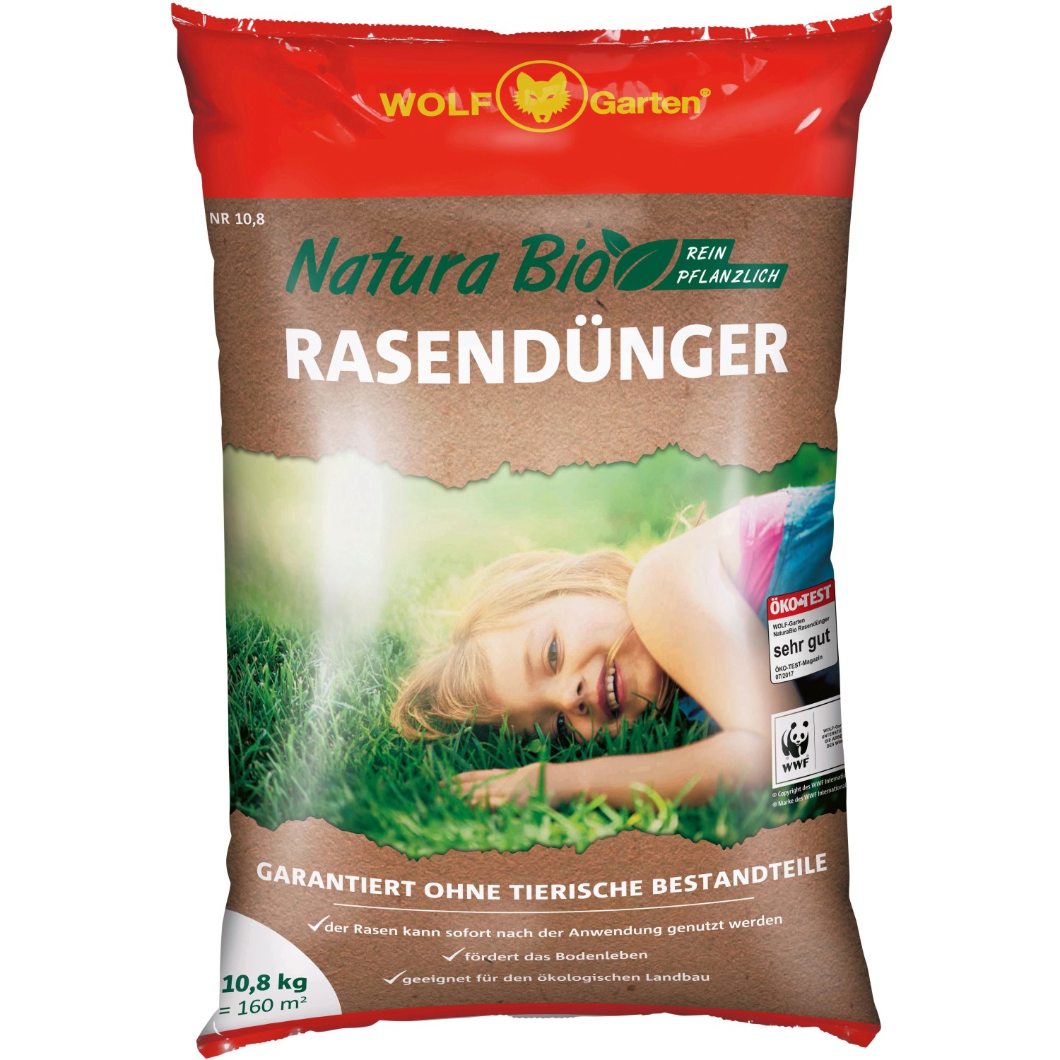 WolfGarten Rasendünger Natura Bio 10,8 kg kaufen bei OBI