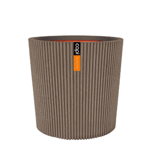 Capi Europe Blumentopf Konisch Groove NL Ø 36 cm x 34 cm Taupe