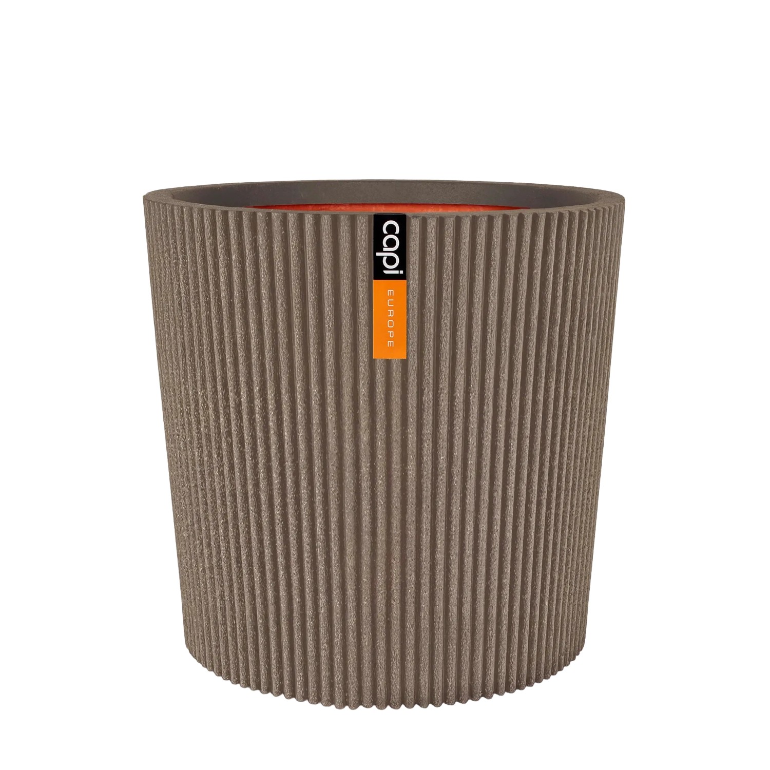 Capi Europe Blumentopf Konisch Groove NL Ø 36 cm x 34 cm Taupe