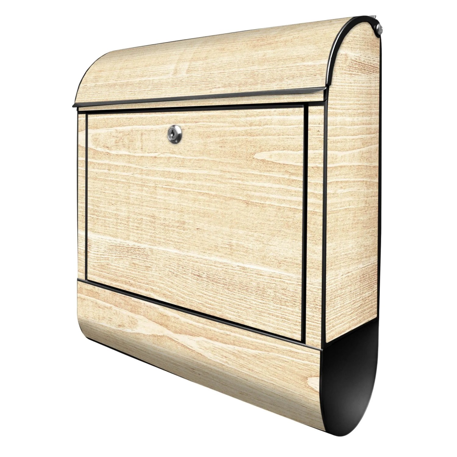 Banjado Design Briefkasten Schwarz Pulverbeschichtet 39x47x14cm 2 Schlüssel günstig online kaufen