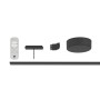 EGLO TPLUS Schienensystem Starterset, schwarz, 950mm, mit Fernbedienung. Komplettes Set für flexible Beleuchtung.