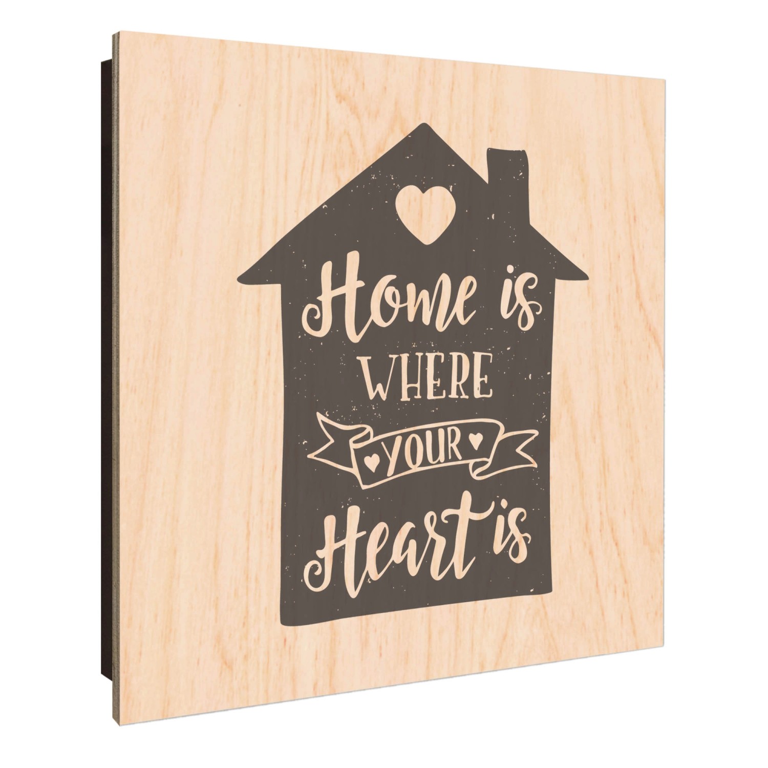Banjado Großer Schlüsselkasten Holz 30x30cm Schwarz Scharnier Links 50 Hake günstig online kaufen