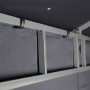Tepro Seitenteil-Set Lehua/Waya, dunkelblau, ein Teil geschlossen, ein Teil mit Fenster, Befestigung am Pavillon.