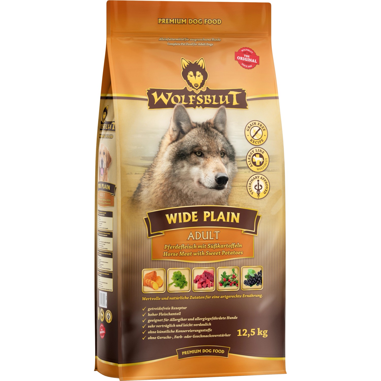 Wolfsblut Hunde-Trockenfutter Wide Plain Adult 12,5 kg