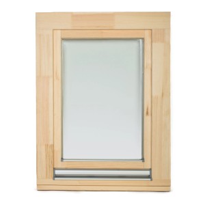 Holzfenster Dreh/Kipp, 75x75 cm, unbehandelt. Ideal zur individuellen Gestaltung.