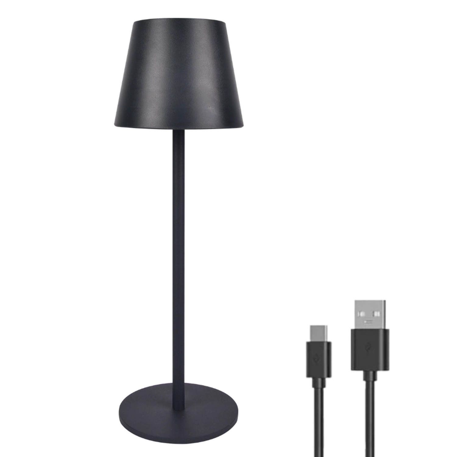 LUXULA Akku Tischlampe Kabellose Tischleuchte Dimmbar CCT Kaltweiß bis Warm günstig online kaufen