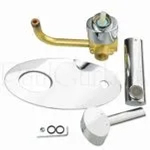 PaulGurkes Unterputz Waschtischarmatur, 2-Loch, verchromt, aus Messing.