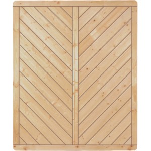 T & J Sichtschutzzaun Classic Diagonal, 150x180cm, aus Kiefer/Fichte, kesseldruckimprägniert.