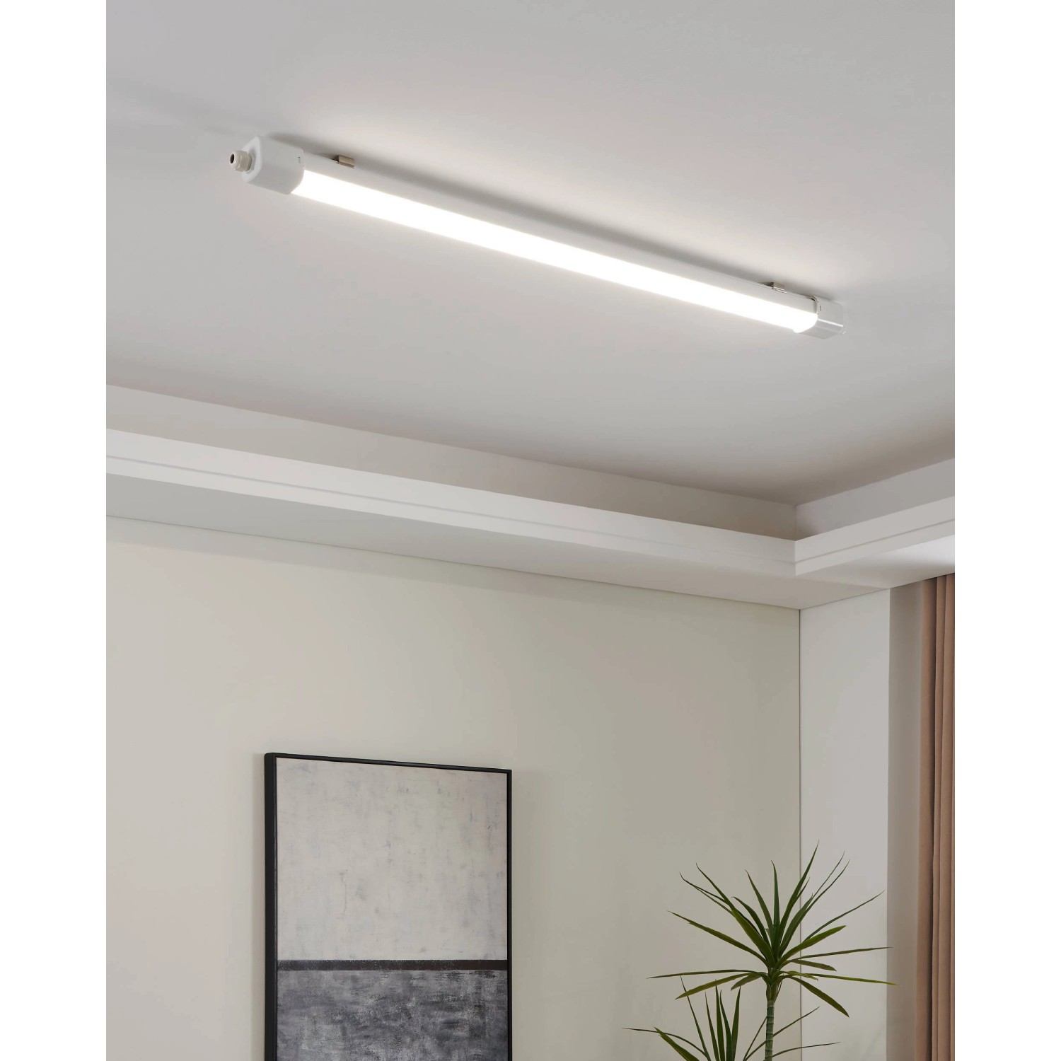 Eglo LED-CCT-Feuchtraumleuchte Slim 110,5 cm Weiß_9