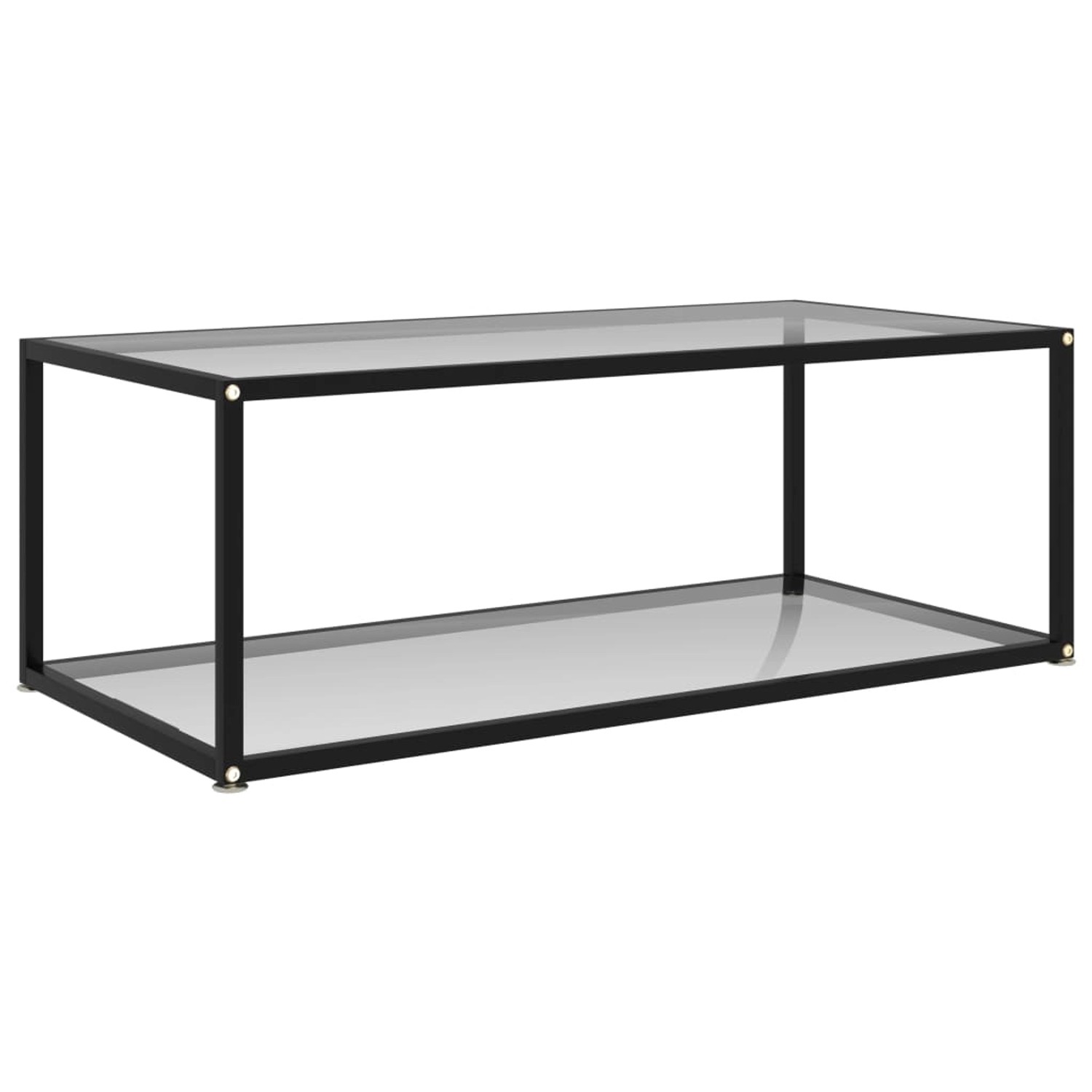 vidaXL Couchtisch Transparent 100x50x35 cm Hartglas 322897