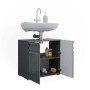Vicco Waschbeckenunterschrank Fredd Anthrazit Hochglanz 60 x 60_7