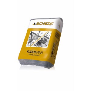 Sack Fugensand Anthrazit (1-3 mm) für Pflasterfugen auf Terrassen und Wegen.
