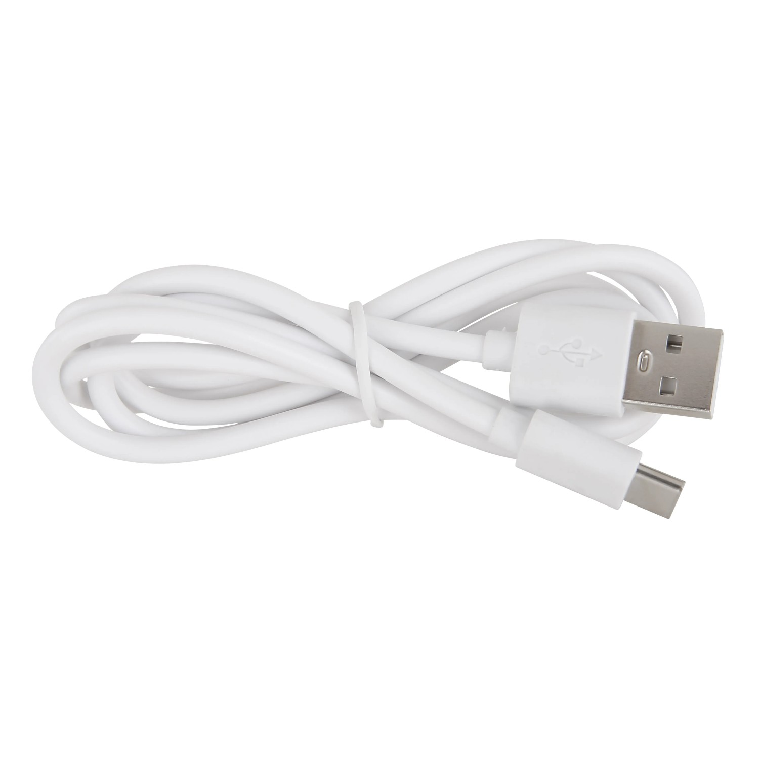 Weißes USB-C Ladekabel für Globo Lex Tischleuchte, Außen-Dekoleuchte.