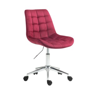 Svita Micky Kinder-Bürostuhl, weinrot, höhenverstellbar, mit Rollen. Ideal für das Kinderzimmer.