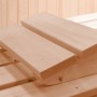 Kopfstütze aus Holz für Weka Massivholzsauna Valida Eck, Zubehör für Sauna.