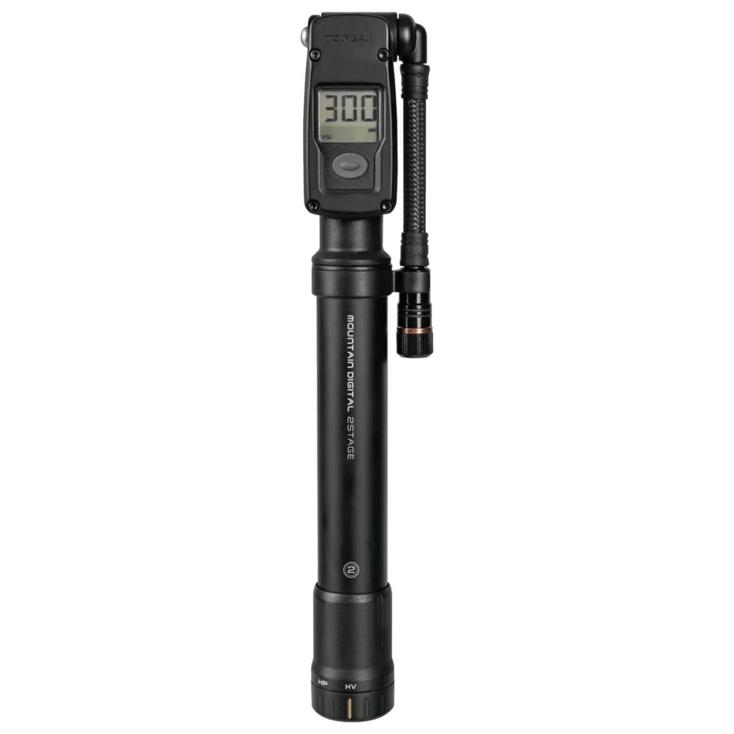 Topeak Handpumpe Mountain Digital 2Stage Schwarz
