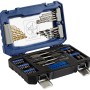 LUX Bohrer- und Bitset, 52-teilig im Koffer, verschiedene Bohrer, Bits und Zubehör.