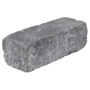 EHL Mauerstein Verona Antik Light, anthrazit, 36x14x12 cm. Rustikaler Mauerstein für den Garten.