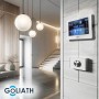 Goliath Basic Line 5-Familienhaus Video Türsprechanlage Monitor Schwarz - Anthrazit Ausenstation Aufputz Dose_7