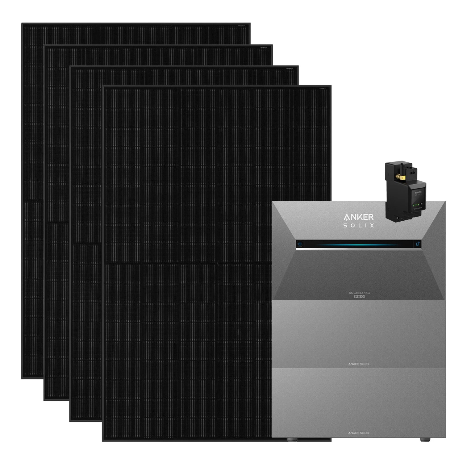 Anker Solix Solarbank 3 Pro 1800W Balkonkraftwerk Mit Smart Meter IP65 Mit 2X BP2700