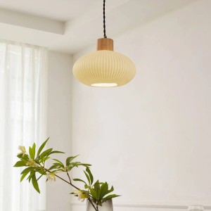 Lindby Pendelleuchte Paulie 10033087 Modern in Weiß aus Keramik 1-flammig E27 Wohnzimmerleuchte