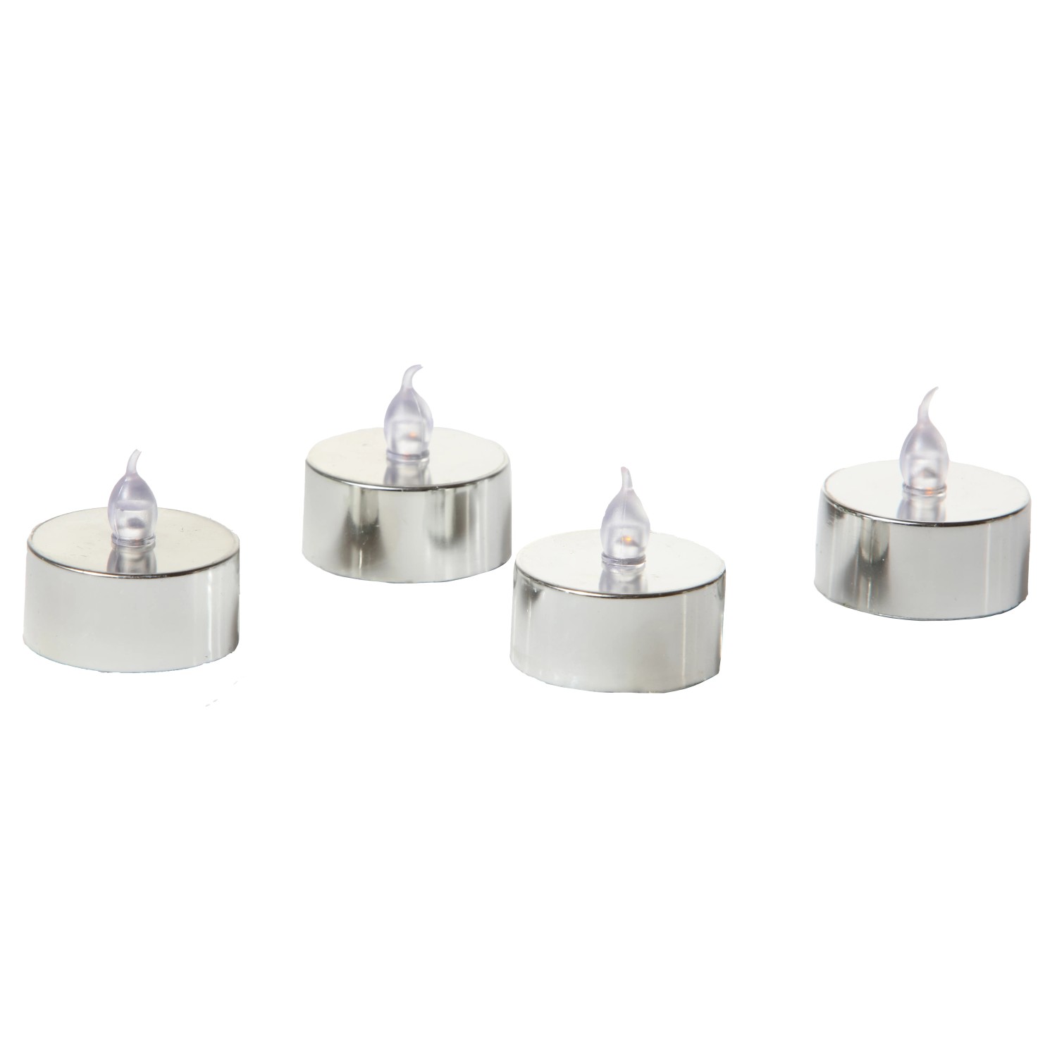 FlowerPower LED Teelichter Riga 4er Set sanft flackernd