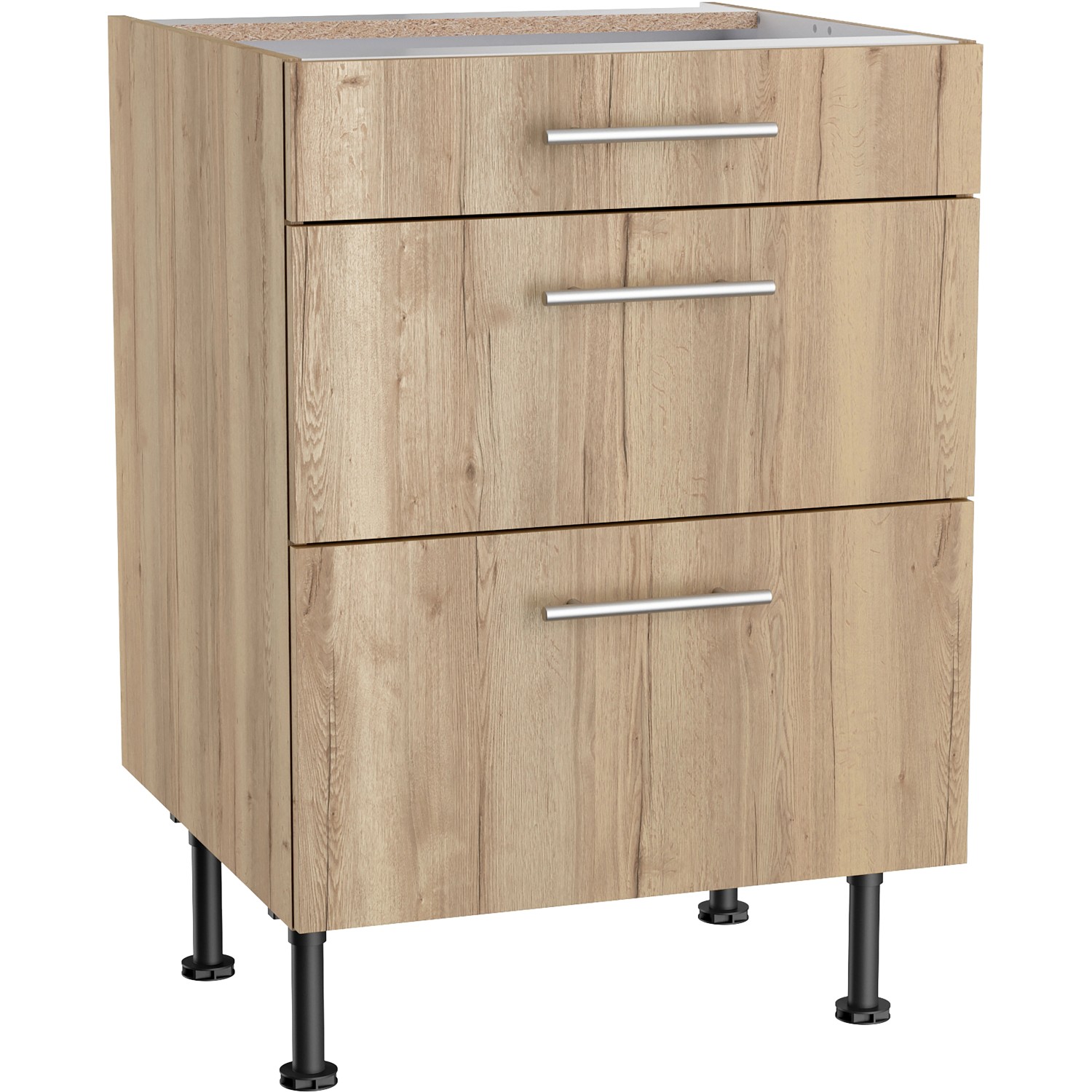 Optifit Unterschrank mit 3 Auszügen Erik290 60 cm x 87 cm x 58,4 cm Wildeic günstig online kaufen