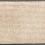 Schöner Wohnen Sauberlaufmatte Miami, 50x70 cm, beige mit Punktmuster und schwarzem Rand.