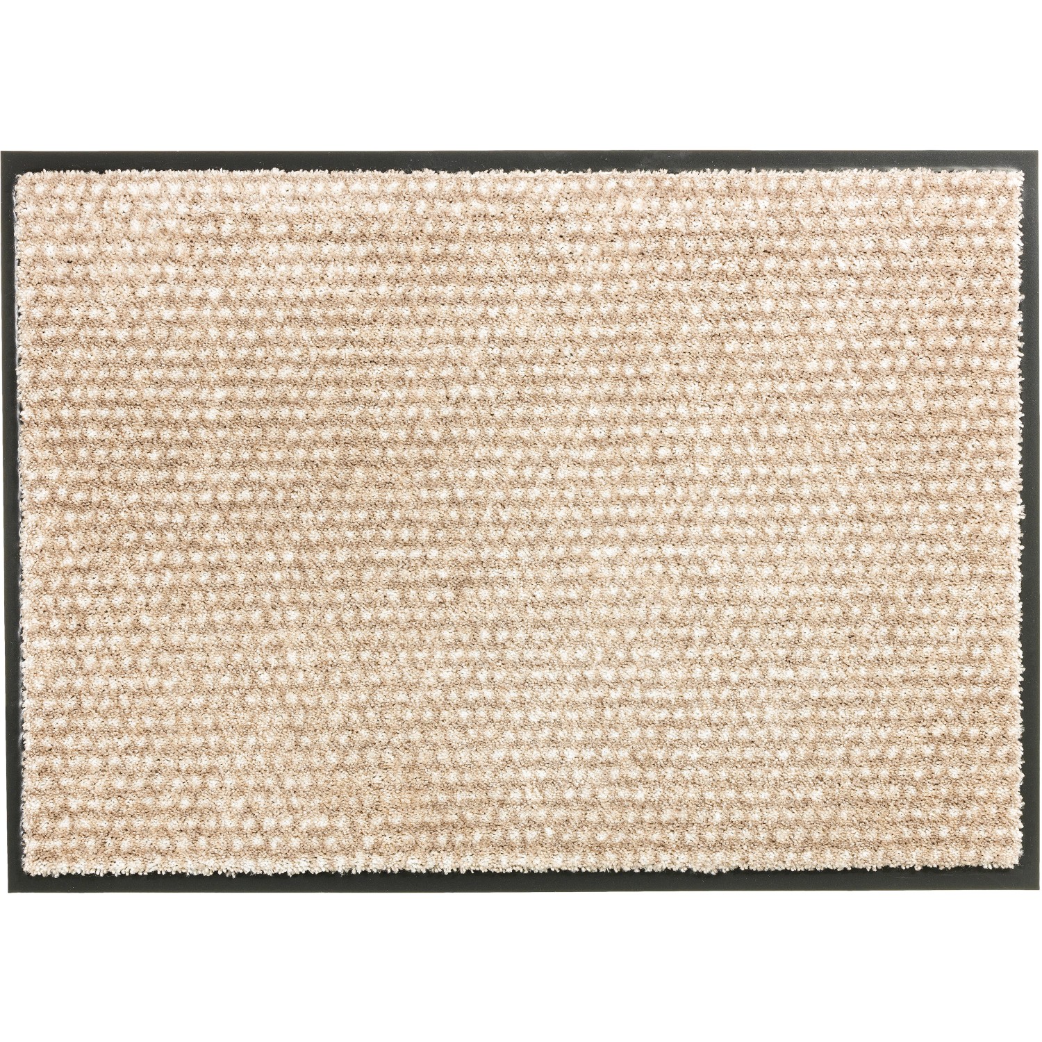 Schöner Wohnen Sauberlaufmatte Miami 50 cm x 70 cm Punkte Beige günstig online kaufen