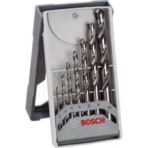 Bosch Stahlbohrer Set, 7-teilig, HSS-G, im Mini X-Line Koffer.