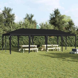 vidaXL Party-Zelt Anthrazit 800 x 400 x 266 cm Polyethylen und Stahl 42003439